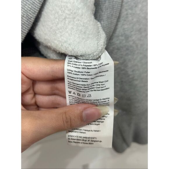 NWOT Peloton TWGF Relaxed Fit Half Zip Up Hoodie Sweatshirt Men's XXL - Picture 8 of 14